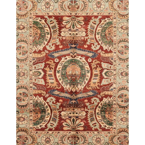 Ahgly Company Machine Washable Indoor Rectangle Abstract Sandy Brown Area Rugs, 3' x 5'