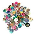 thumbnail image 4 of 400 Piezas De Pintura De Flores Mixtas Botones De Para, 4 of 9