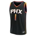 thumbnail image 2 of Men's Fanatics Devin Booker Black Phoenix Suns Fast Break Replica Player Jersey - Statement Edition, 2 of 3