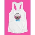 thumbnail image 3 of Dog Enjoy The Music Tank Women -Image by Shutterstock, Female x-Large, 3 of 4