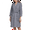 Grey-Female, variant on Couple's Waffle Knit Robes Lightweight Full-Length Spa Robes For Women Kimono Bathrobe Fast-Drying