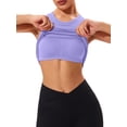 thumbnail image 4 of Sociala Womens Sleeveless Ribbed Tank Tops Full Back Sport Tops, 4 of 5