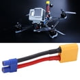 thumbnail image 3 of Enchufe Xt90 Macho A EC3 Hurbra, Extreme de Conector Reutilizables 12 AWG Cable Hempra EC3 de 94 mm/3,7 Pulgadas de Longitud para Modelo Modelo de Avión para Modelo de Automóvil RC, 3 of 7