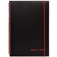 thumbnail image 6 of Black n' Red™ Twinwire Soft Cover Business Notebook, 11 3/4" x 8 1/4", Ruled, 70 Pages (35 Sheets), Black/Red (E67008), 6 of 7