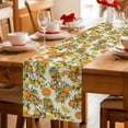 thumbnail image 5 of Orange Lemons Table Runner 108 Inches, Summer Botanical Farmhouse Vintage Art Rustic Bed Runner Dresser Scarves Tabletop for Indoor Outdoor Parties/Ceremony/Banquet, 13"x 108", 5 of 8