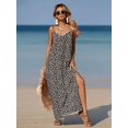thumbnail image 3 of Plus Size Sleeveless Floral Print Women's Summer Casual Maxi Dress, 3 of 6