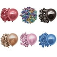 thumbnail image 7 of Bobasndm 50Pcs 5 Inches Metallic Balloon Shiny Multi-colors Thicker Leakproof Anti-burst Scene Layout Tear-resistant Wedding Party Decor Latex Balloon for Indoor, 7 of 7