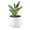 7, variant on Mini Fake White Ceramic Potted Succulents Artificial Plants - Faux Succulents Plants for Home , Office Shelf Decorations Artificial Multilayer Succulent Plant Bonsai for Home