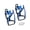Black blue - Black blue, variant on WEST BIKING Bike Water Bottle Cage, MTB Road Bicycle Water Bottle Holder, 2 Pcs