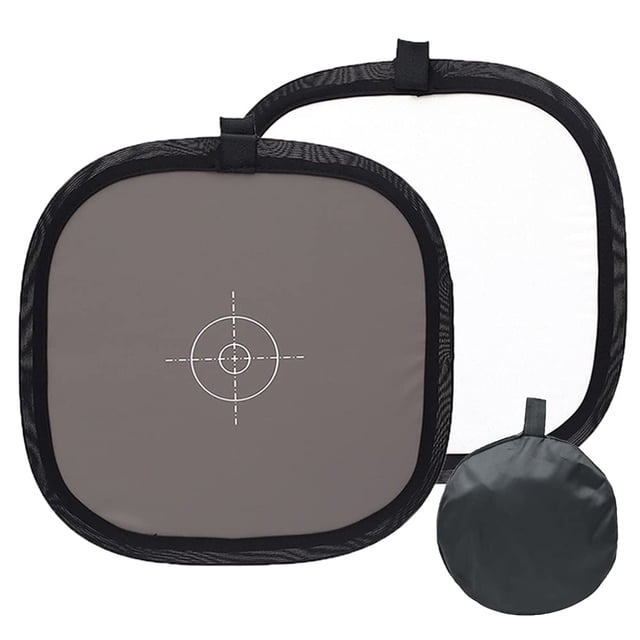 Tarjeta Gris 24X24 Pulgadas/60X60Cm Balance De Blancos 18% Reflector De Referencia Gris Plegable Con Bolsa De Transporte