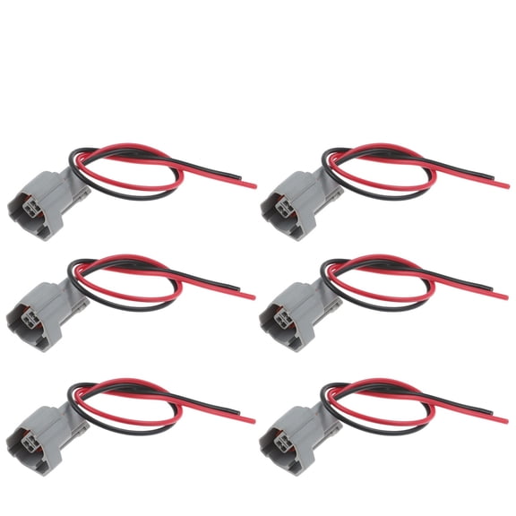 6Pcs Fuel Injector Pigtail Harness for 2006-2015 Lexus IS250 2.5L 2006 GS300