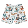 thumbnail image 2 of joogoo Boys Swim Trunks Cartoon Airplane Beach Board Shorts Drawstring Swimsuit 2T, 2 of 6