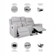 thumbnail image 5 of LOVE SEAT RECLINABLE MOON GRIS CLARO, 5 of 6