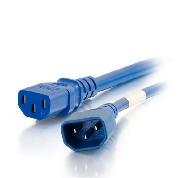 C2G  2 ft. 14AWG Power Cord - Blue