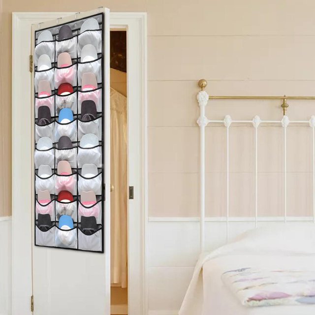 Organizador colgante de tejida con 24 bolsillos, soporte para , organizador de artículos diversos, bolsa de almacenamiento, perchero Macarena Organizador para colgar en la puerta
