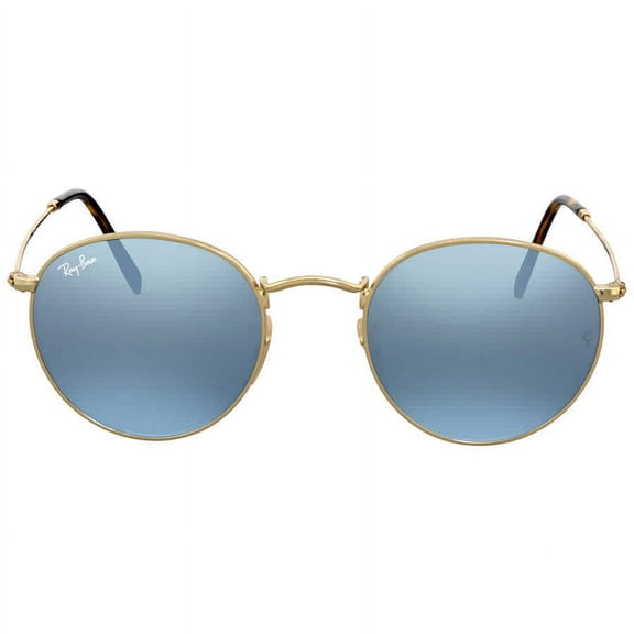 Ray-Ban Round Metal Frame Silver Lens Sunglasses RB3447