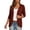 Red, variant on yillto Womens Cardigan Lightweight Soft Open Front Long Sleeve Casual Cardigans Coat with Pockets