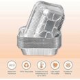 thumbnail image 3 of 2025 20 Pcs Aluminum Foil Pie Pans Disposable Non-stick for Baking Cooking 4.7' Square, 3 of 5
