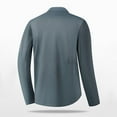 thumbnail image 4 of Stamzod Men's Long Sleeve Sweatshirts 1/4 Zip Stand Collar Pullovers with Pocket Solid Slim Fit Stretch Thermal Plus Size Workout Tee On, 4 of 7