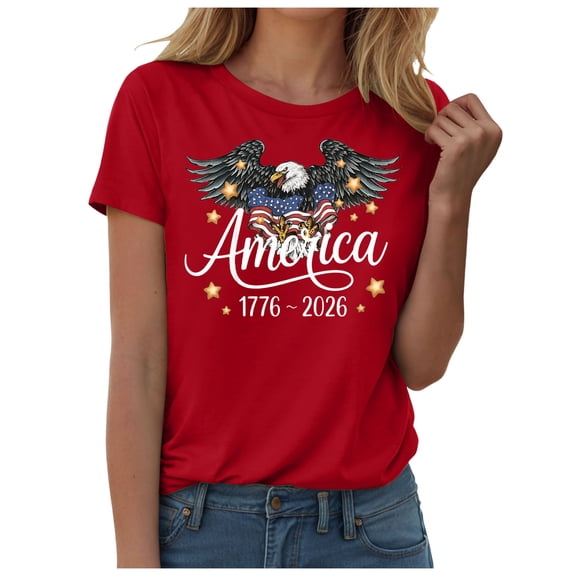 idosla We The People 250 Years of Freedom - 250Th Anniversary USA Shirt America Shirt Patriotic Flag 1776-2026 Tshirt, S-3XL (Red, XL)