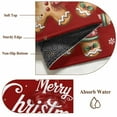 thumbnail image 6 of Gingerbread Red Entryway Rug 2'x3'&nbsp; Non Slip Front Door Mats, Christmas Winter Snowflake Entrance Rugs Indoor Outdoor Carpet, Washable Floor Mats Small Area Rug for Bedroom Kitchen, 6 of 8