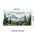 thumbnail image 2 of Forest Canvas Wall Art Living Room Wall Decor Large Nature Contemporary Modern Landscape Foggy Sunshine for Kitchen Office Home Decoration (Frame Not Included), 2 of 9