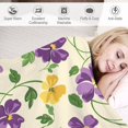 ZZZHY Charming Pansy Ditsy 91 Throw Blanket, Soft Fuzzy Throw Blanket