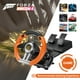 thumbnail image 4 of Volante de carreras PXN V3II con Pedales para PS3 PS4 Xbox One Xbox Series X/S Switch Naranja, 4 of 5