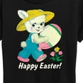 thumbnail image 3 of Instant Message - Vintage Happy Easter  - Women's Short Sleeve Graphic T-Shirt, 3 of 6