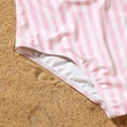 thumbnail image 6 of GYRATEDREAM Family Matching Swimsuit Striped One-Piece Mommy and Me Swimsuit and Swim Trunks Shorts, 6 of 9