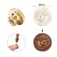 thumbnail image 5 of Cabeza De Sello Cabezal de sello de serie temporal Cabezal de cera de esmalte en relieve 3D para tarjeta de boda (reloj) Wdftyju Libre de BPA, 5 of 5