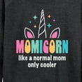 thumbnail image 3 of Instant Message - Momicorn - Women's Lightweight French Terry Long Sleeve Shirt, 3 of 6