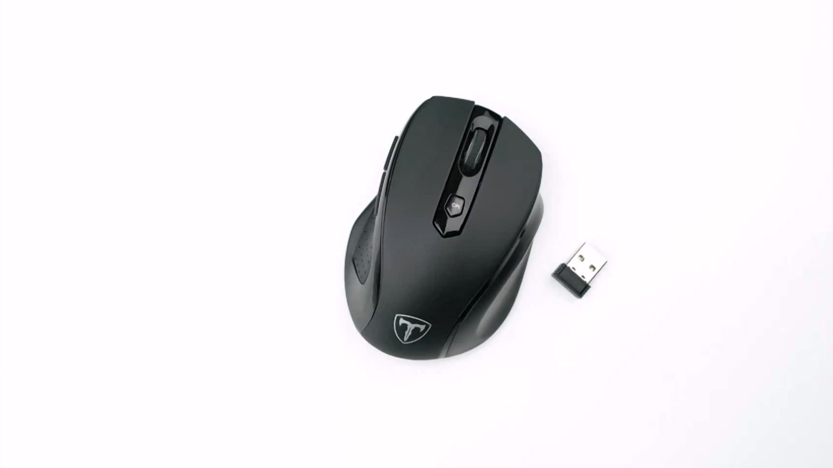 CIRCLE- Victsing Wireless Gaming Mouse Ergonomic 5 Adjustable Dpi Levels 6 Buttons Black