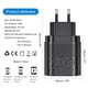 thumbnail image 4 of Dispositivo De Carga Rápida Cargador Usb Con 4 Puertos Usb Adaptador De Corriente Portátil 48W/5V/3A Qc3.0 Serendint EL016369-03, 4 of 5