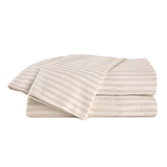 Vellux Aster Jersey Sheet Set, Queen, Soft Taupe