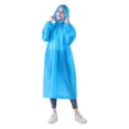 thumbnail image 2 of LShunze Hooded Rain Coat, Reusable EVA Rain Ponchos for Adults with Drawstring Hood for Women Men, Camping, Hiking, Travelling, 2 of 8