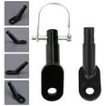 thumbnail image 1 of BESTYASH 2Pcs Bike Trailer Coupler Black Easy Install Trailer Hitch Connector for Bike Rear Axle, 1 of 8