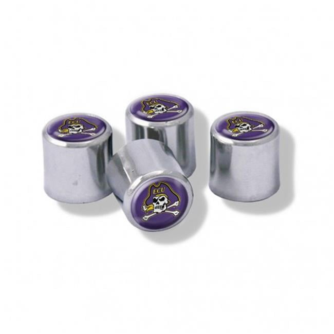 Wincraft 1493451997 East Carolina Pirates Valve Stem Caps - Set of 4
