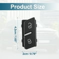 thumbnail image 5 of Unique Bargains 1Pcs Door Lock Switch Button Front Left Hand Driver Side for Volkswagen Touareg 2011-2015 No.7P6962125A, 5 of 6
