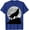 Royal Blue, variant on Silhouette Wolf in moon light Cool Wild Dog Wolves howling Unisex T-Shirt for Men Women Kids Toddler,Royal Blue Color,Size YXL