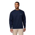 thumbnail image 1 of Columbia Hart Mountain II Crew para Hombre, Azul Marino, Talla M, 1 of 6