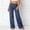 Blue, variant on Women's Short Sleeve Crewneck T Shirt Lightweight Soft Blend Basic Tee Solid Color Casual Everyday Top for Spring Summer Fall Comfortable Daily Wear Essential