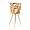 thumbnail image 3 of yotijay Indoor Flower Pot Plant Stand Basket Planter for Apartment Bedroom Farmhouse Total Height 42cm, 3 of 9