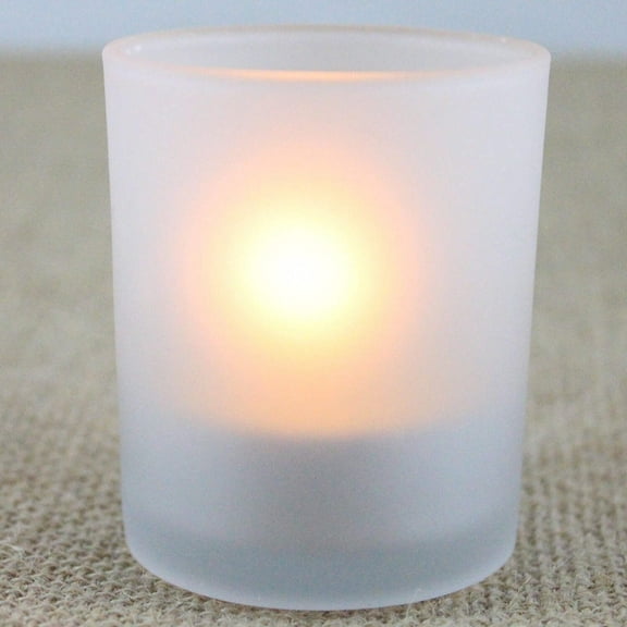 Frosted Glass Votive Candle Cup