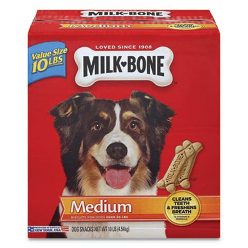 New Milkbone Original Medium Sized Dog Biscuits, Original, 10 lb Box