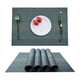 thumbnail image 1 of Manteles individuales (juego de 4), manteles individuales antideslizantes lavables, manteles individuales de PVC resistentes al desgaste, resistentes al calor, repelentes a la suciedad y, 1 of 5