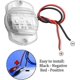 thumbnail image 4 of 4 Pack Led Boat Light 12v Round Marine Lamp Led Transom Mount Light For Boat Deck (white), 4 of 5