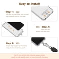thumbnail image 4 of MoKo Phone Crossbody Lanyard with RFID Wallet, Clip and Go Strap Crossbody Lanyard & Detachable Wallet with ID Window, Adjustable iPhone Strap with 360° Rotatable Phone Tabs, Black, 4 of 8