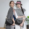 thumbnail image 2 of URSOFINE Women's Genuine Leather Crossbody Clutch - Small Convertible Wristlet Handbag with Adjustable Strap, 4 Colors, 2 of 7