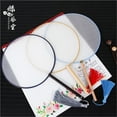 thumbnail image 5 of 3D Silk Art Hand Fan Diy Fan Dance Fan Woman Fan Vintage Wedding Favors And Gifts, 5 of 6